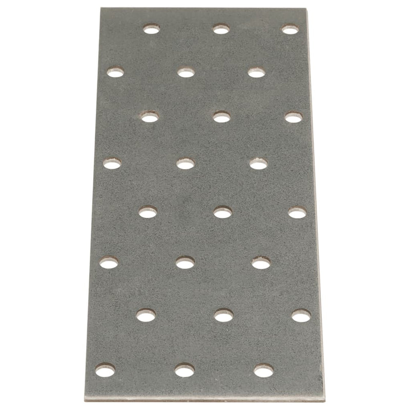 Afbeelding laden in galerijviewer, VidaXL Platen geperforeerd 40 st 2 mm 160x60 mm gegalvaniseerd staal
