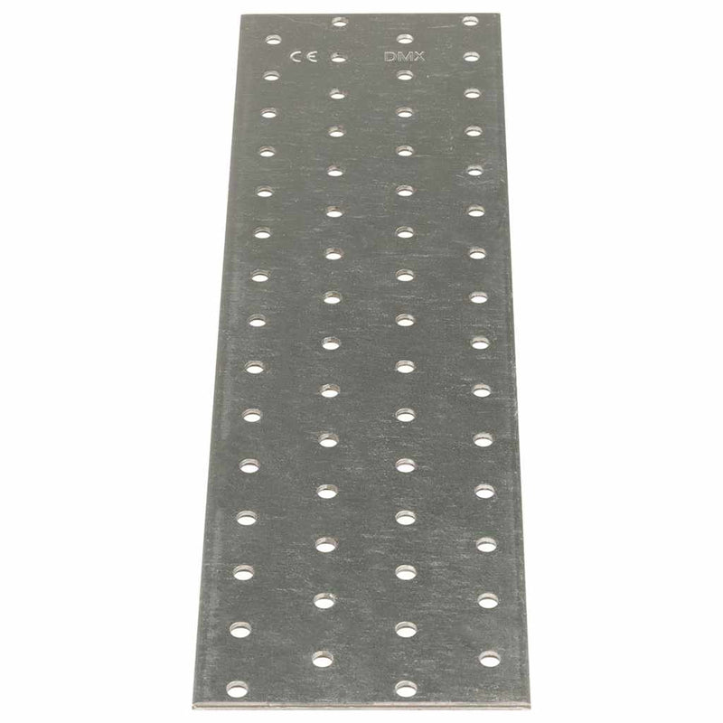 Afbeelding laden in galerijviewer, Vidaxl platen geperforeerd 20 st 2 mm 300x80 mm gegalvaniseerd staal
