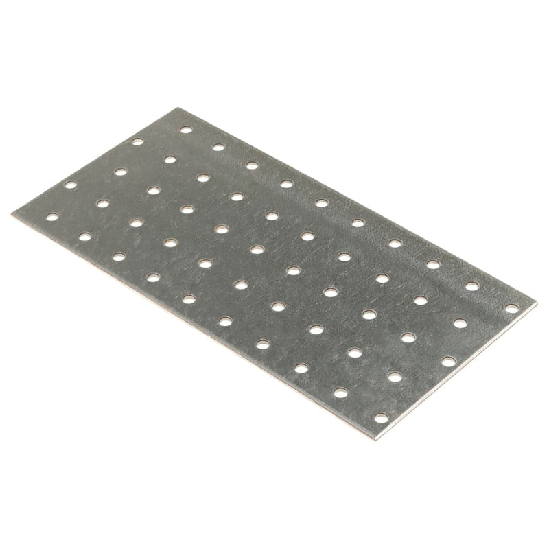 Afbeelding laden in galerijviewer, VidaXL Platen geperforeerd 40 st 2 mm 200x100 mm gegalvaniseerd staal
