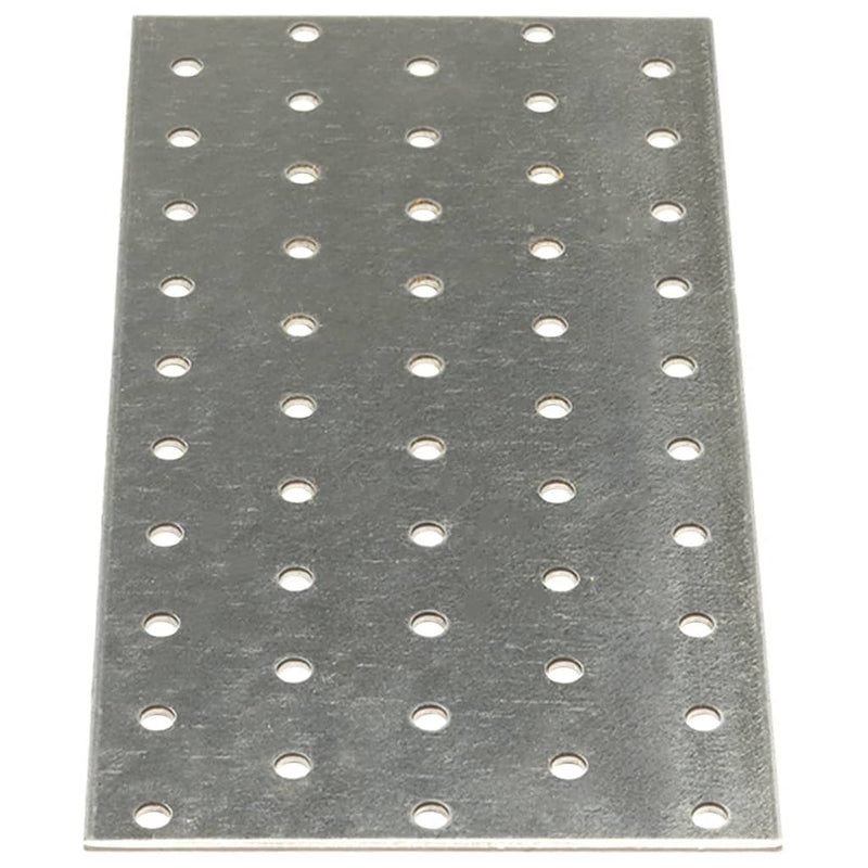 Afbeelding laden in galerijviewer, VidaXL Platen geperforeerd 40 st 2 mm 200x100 mm gegalvaniseerd staal
