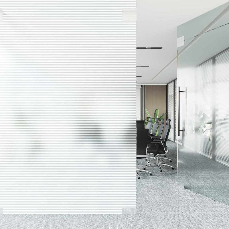 Afbeelding laden in galerijviewer, Vidaxl raamfolies strepenpatroon mat pvc
