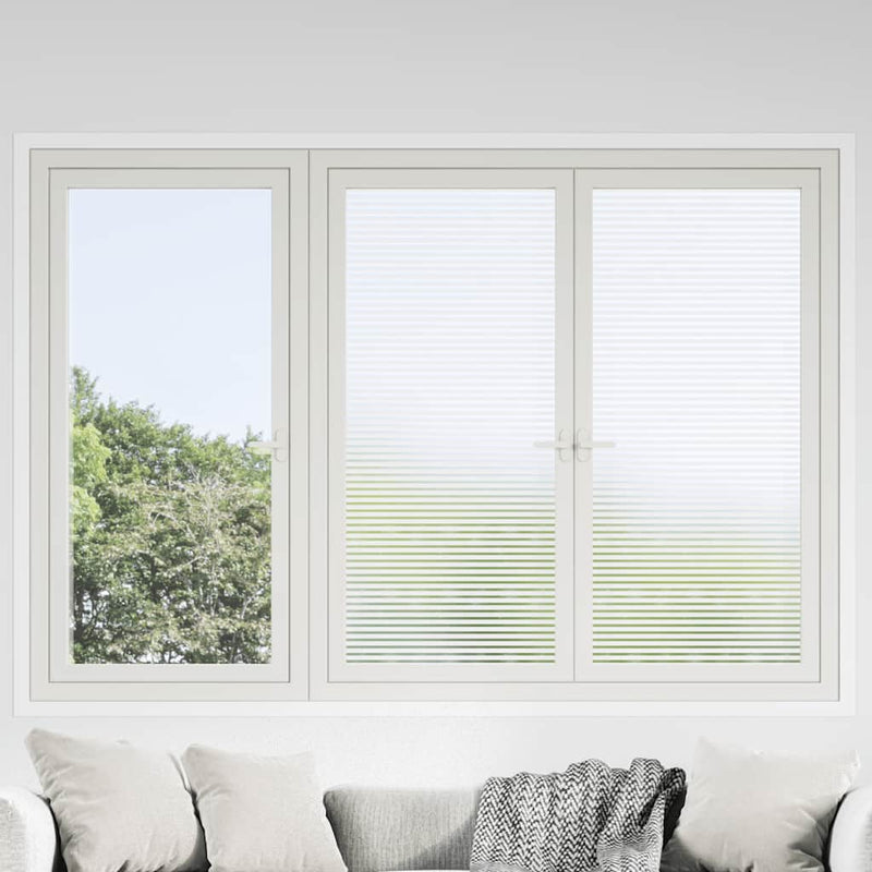 Afbeelding laden in galerijviewer, Vidaxl raamfolies strepenpatroon mat pvc
