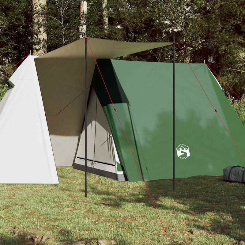 Afbeelding laden in galerijviewer, Vidaxl tent 3-persoons waterdicht groen
