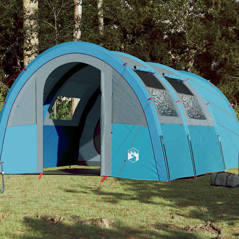 Afbeelding laden in galerijviewer, Vidaxl tunneltent 4-persoons waterdicht blauw
