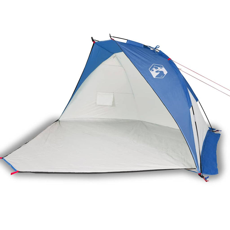 Afbeelding laden in galerijviewer, Vidaxl strandtent 268x223x125 cm 185t polyester azuurblauw
