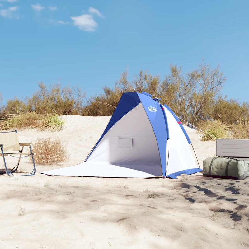 Afbeelding laden in galerijviewer, Vidaxl strandtent 268x223x125 cm 185t polyester azuurblauw
