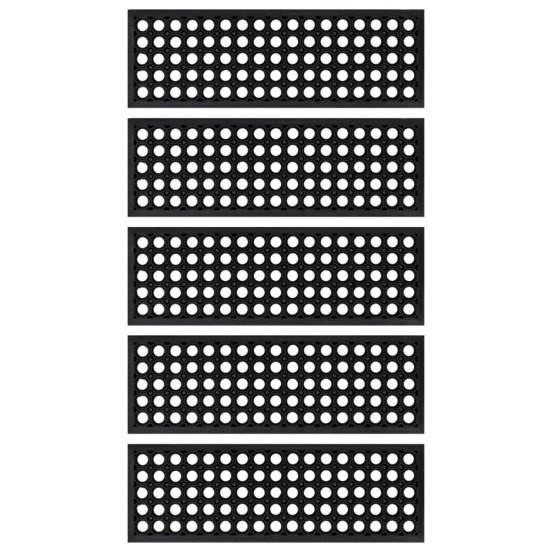 Afbeelding laden in galerijviewer, Vidaxl trapmatten 5 st 25x75 cm rubber
