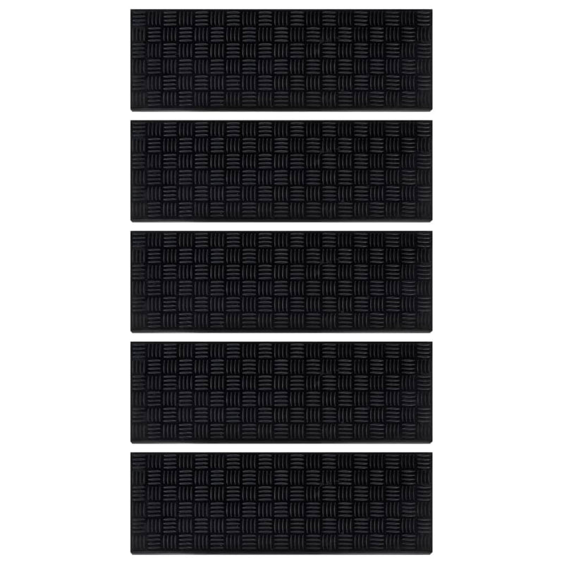 Afbeelding laden in galerijviewer, Vidaxl trapmatten 5 st 25x75 cm rubber
