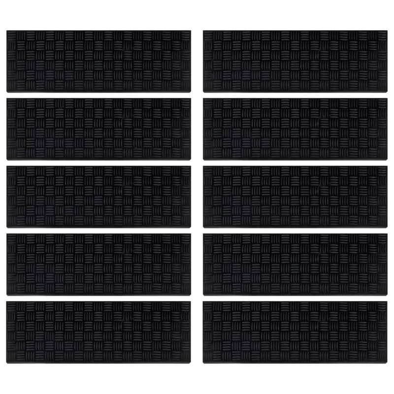 Afbeelding laden in galerijviewer, Vidaxl trapmatten 10 st 25x75 cm rubber
