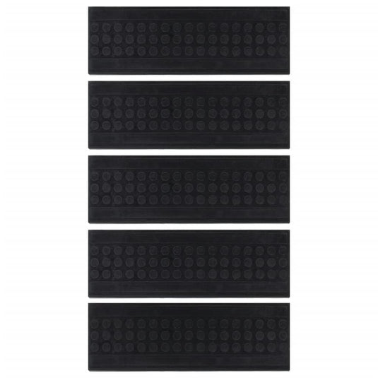 Vidaxl trapmatten 5 st 25x75 cm rubber