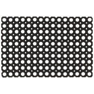 Vidaxl deurmat rechthoekig 60x80 cm rubber