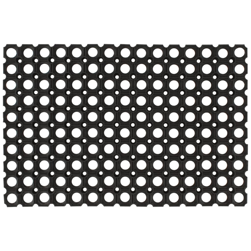 Afbeelding laden in galerijviewer, Vidaxl deurmat rechthoekig 60x80 cm rubber
