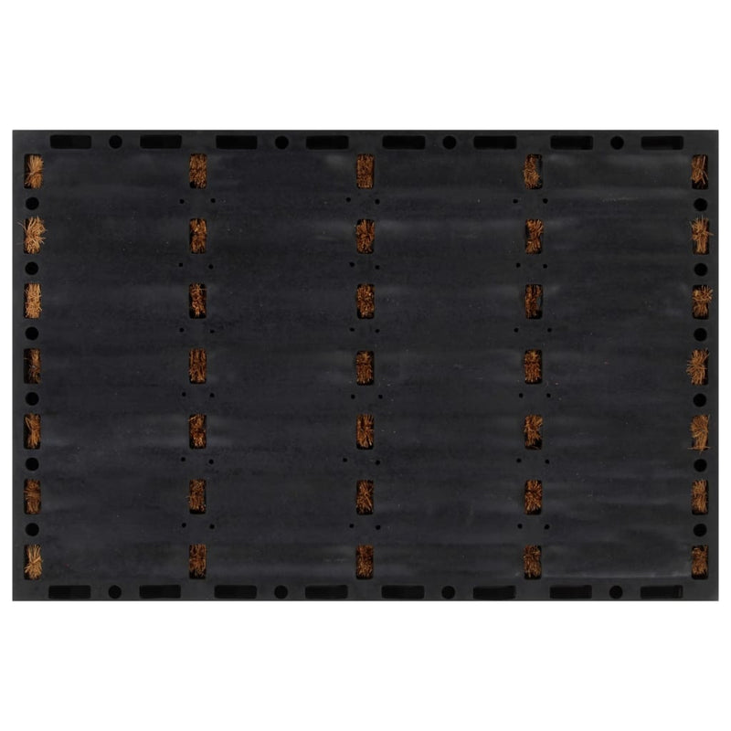 Afbeelding laden in galerijviewer, Vidaxl deurmat rechthoekig 40x60 cm rubber en kokosvezel

