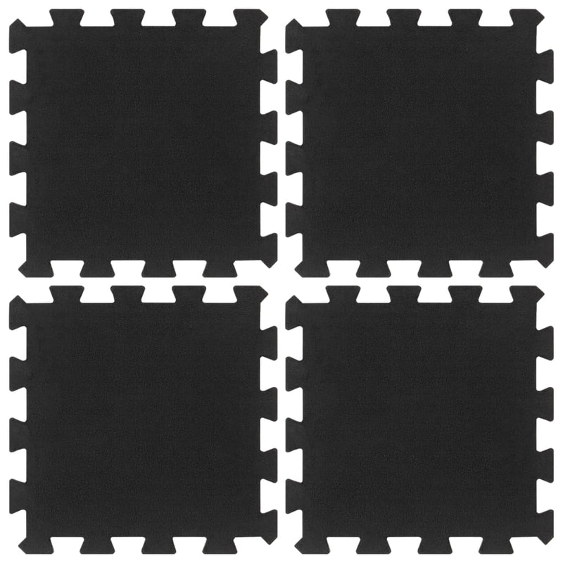 Afbeelding laden in galerijviewer, Vidaxl rubbertegels 4 st 16 mm 30x30 cm zwart
