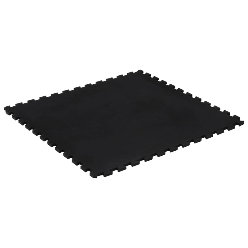 Afbeelding laden in galerijviewer, Vidaxl rubbertegel 12 mm 100x100 cm zwart
