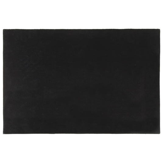Vidaxl deurmat 60x90 cm getufte kokosvezel zwart