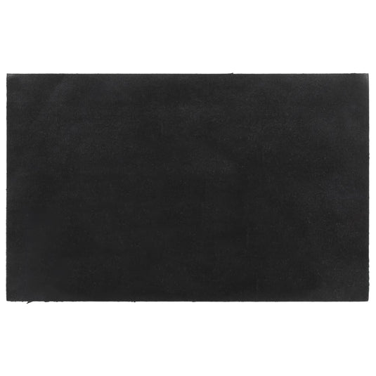 Vidaxl deurmat 50x80 cm getufte kokosvezel donkergrijs