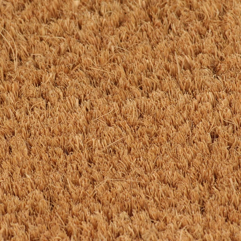 Afbeelding laden in galerijviewer, Vidaxl deurmat halfrond 60x90 cm getufte kokosvezel naturel
