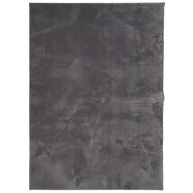 Afbeelding laden in galerijviewer, Vidaxl vloerkleed huarte laagpolig zacht wasbaar 240x340 cm antraciet
