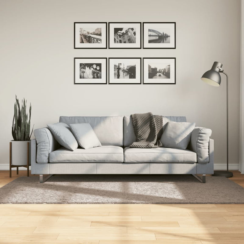 Afbeelding laden in galerijviewer, Vidaxl vloerkleed pamplona shaggy hoogpolig modern 100x200 cm beige
