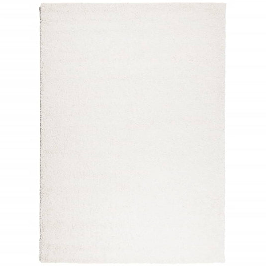 Vidaxl vloerkleed pamplona shaggy hoogpolig modern 240x340 cm crème