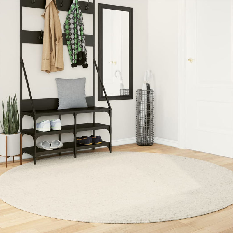 Afbeelding laden in galerijviewer, Vidaxl vloerkleed pamplona shaggy hoogpolig modern ø 200 cm crèmekleur
