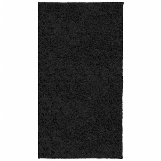 Vidaxl vloerkleed pamplona shaggy hoogpolig modern 80x150 cm zwart