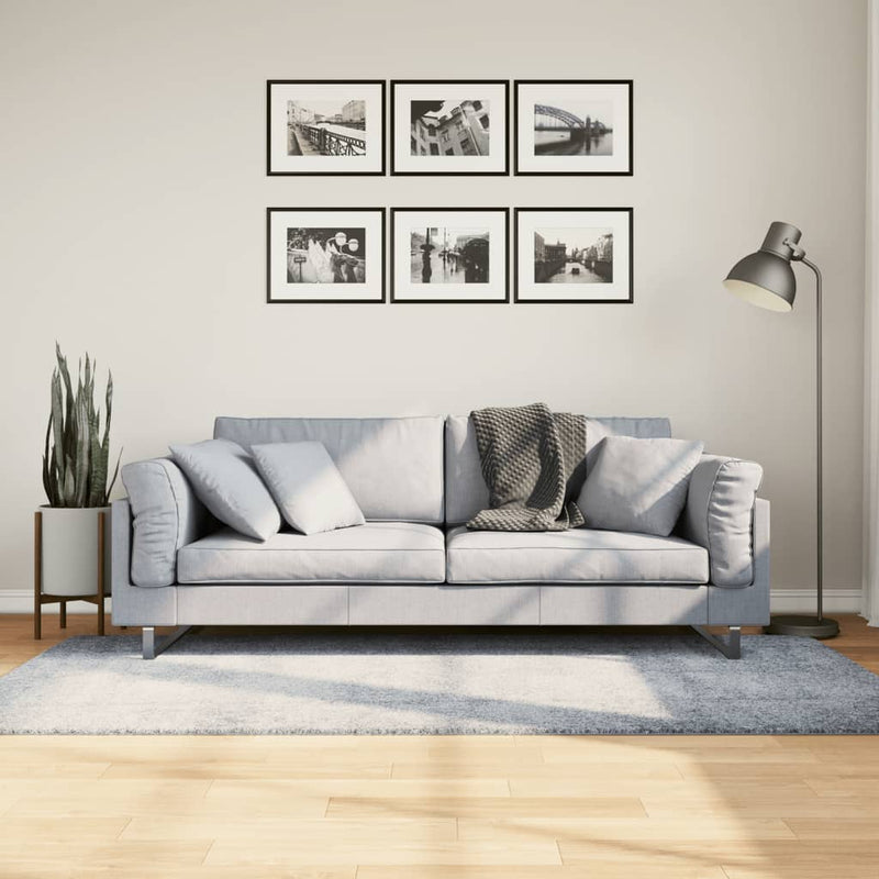 Afbeelding laden in galerijviewer, Vidaxl vloerkleed pamplona shaggy hoogpolig modern 100x200 cm blauw
