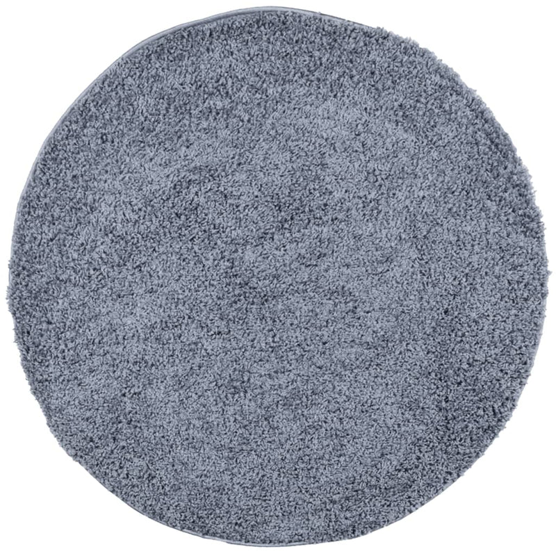 Afbeelding laden in galerijviewer, Vidaxl vloerkleed pamplona shaggy hoogpolig modern ø 100 cm blauw
