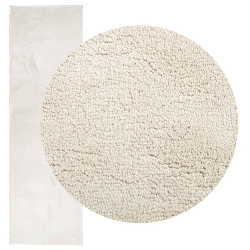 Afbeelding laden in galerijviewer, Vidaxl vloerkleed oviedo laagpolig 80x250 cm beige
