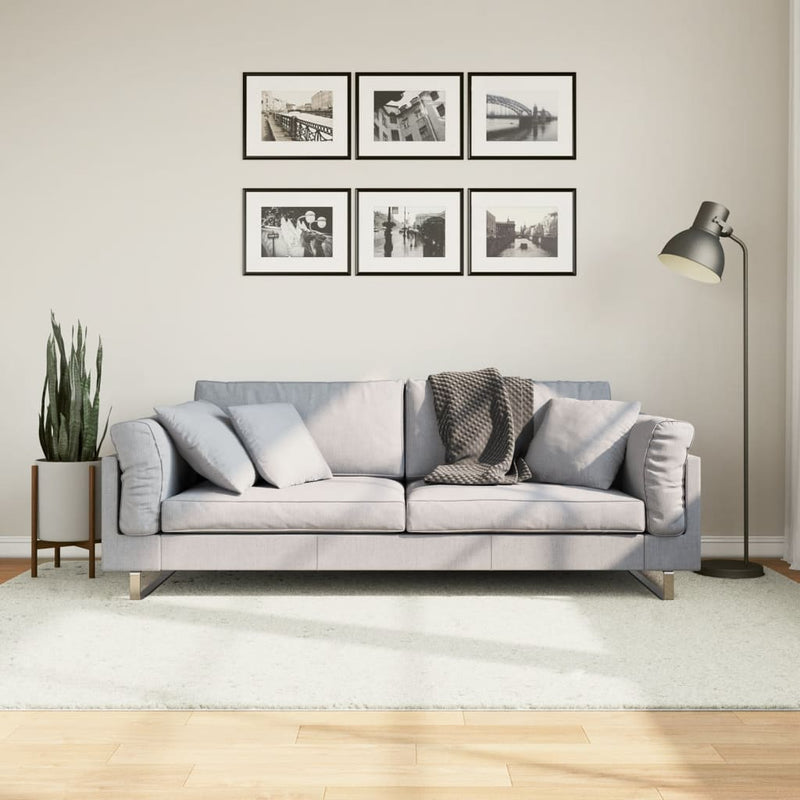 Afbeelding laden in galerijviewer, Vidaxl vloerkleed oviedo laagpolig 160x230 cm crèmekleurig
