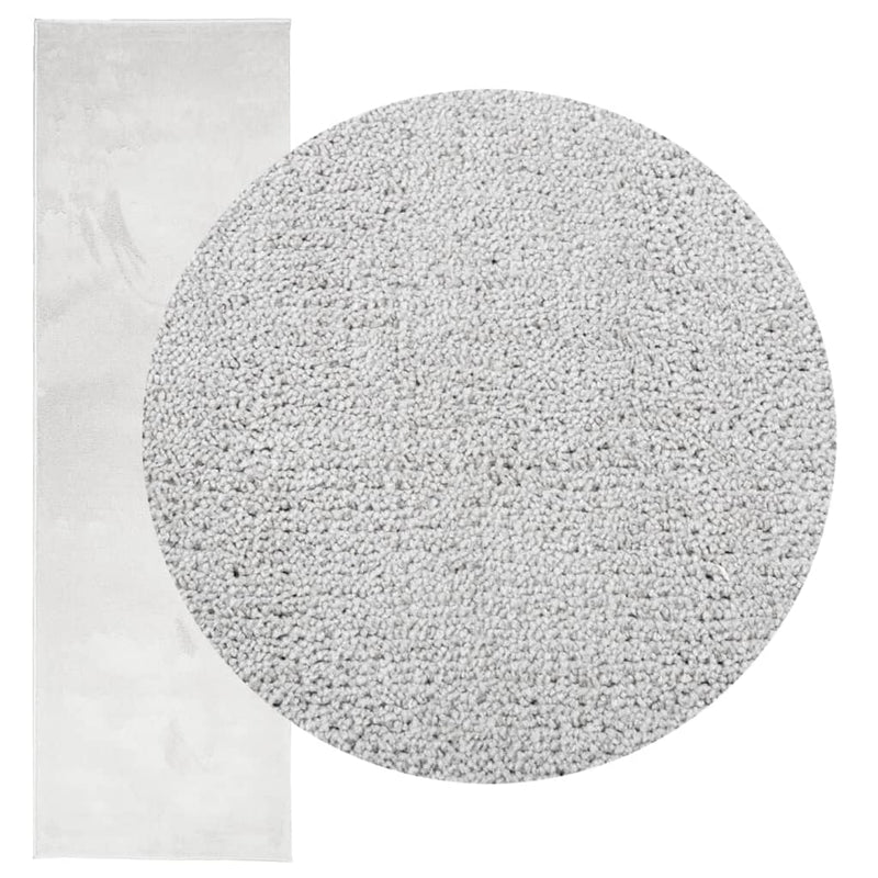 Afbeelding laden in galerijviewer, Vidaxl vloerkleed oviedo laagpolig 80x250 cm grijs
