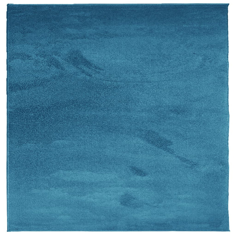 Afbeelding laden in galerijviewer, Vidaxl vloerkleed oviedo laagpolig 200x200 cm turquoise
