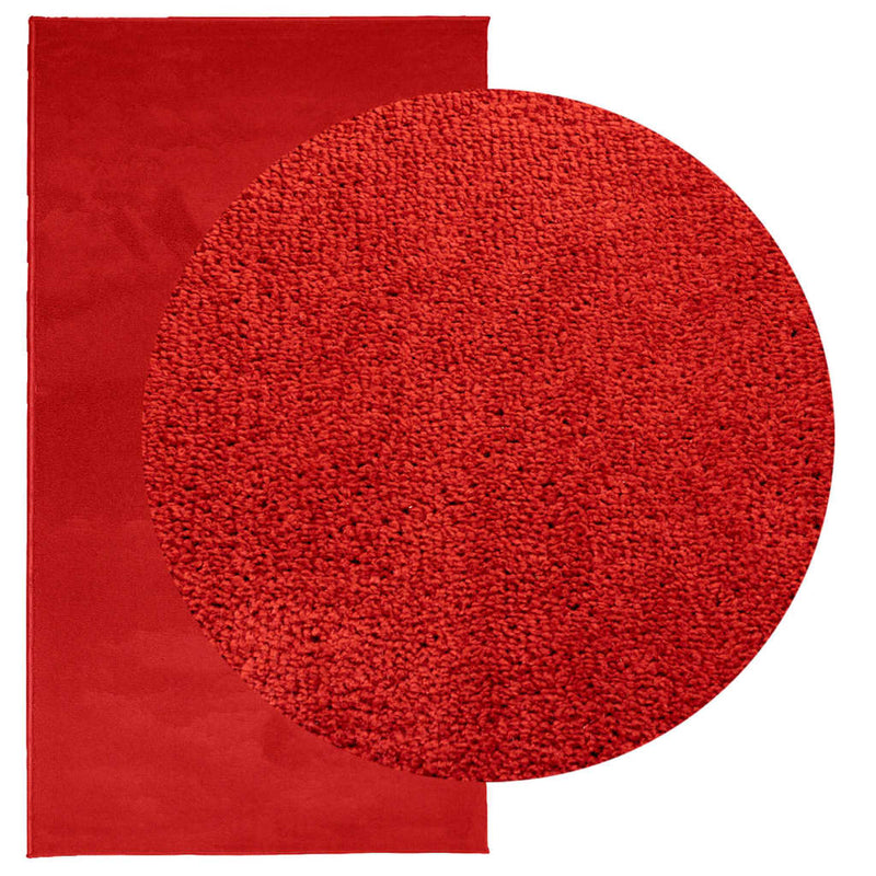 Afbeelding laden in galerijviewer, Vidaxl vloerkleed oviedo laagpolig 80x150 cm rood
