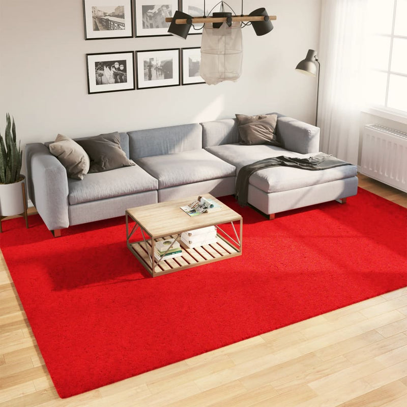 Afbeelding laden in galerijviewer, Vidaxl vloerkleed oviedo laagpolig 240x340 cm rood
