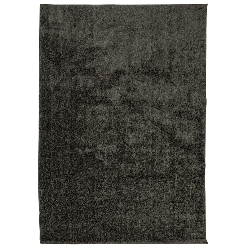Afbeelding laden in galerijviewer, Vidaxl vloerkleed istan hoogpolig glanzend 120x170 cm antracietkleurig

