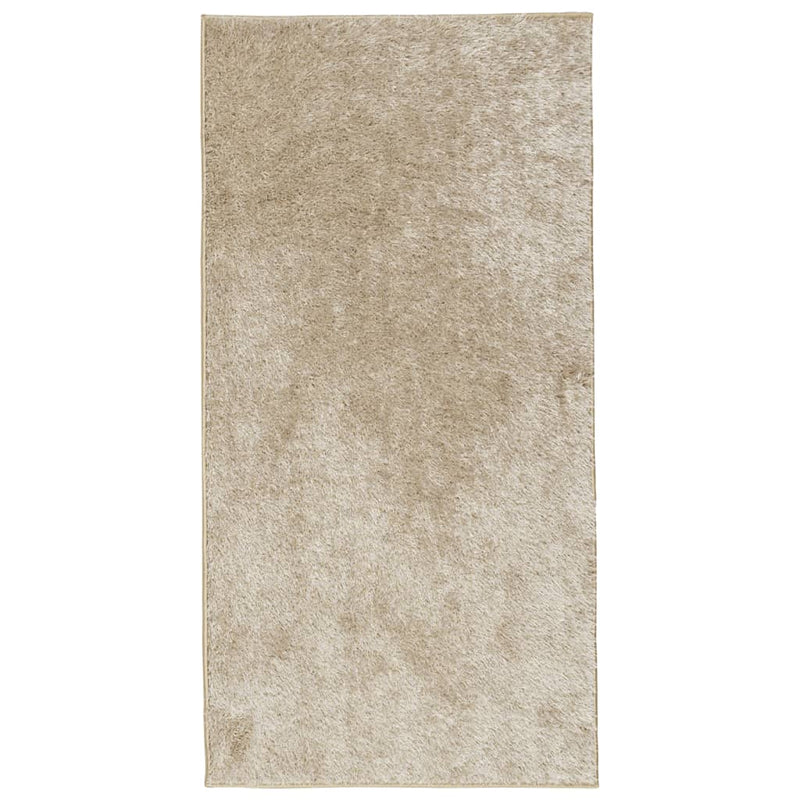Afbeelding laden in galerijviewer, Vidaxl vloerkleed istan hoogpolig glanzend 100x200 cm beige
