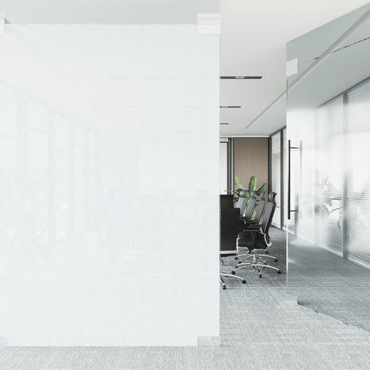 Vidaxl raamfolie mat 60x500 cm pvc grijs