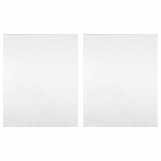 Vidaxl spiegelfolies 2 stuks zelfklevend 45x150 cm pet