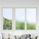 Vidaxl raamfolies 3 st statisch mat pvc grijs