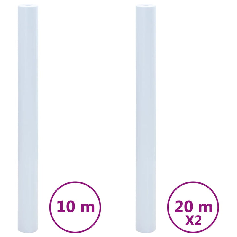 Afbeelding laden in galerijviewer, VidaXL Raamfolies 3 st statisch mat PVC transparantwit
