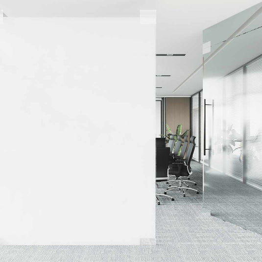 Vidaxl raamfolies 3 st statisch mat pvc wit