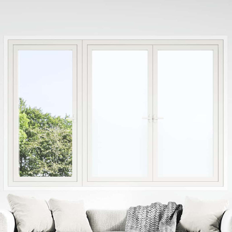 Afbeelding laden in galerijviewer, Vidaxl raamfolies 3 st statisch mat pvc wit
