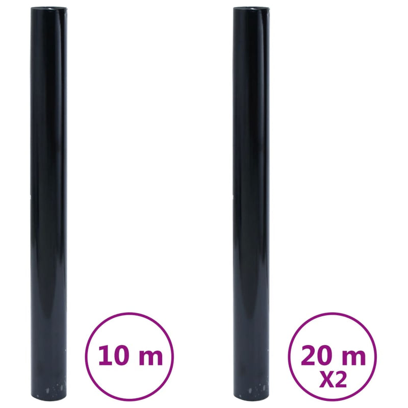 Afbeelding laden in galerijviewer, VidaXL Raamfolies 3 st statisch mat PVC zwart
