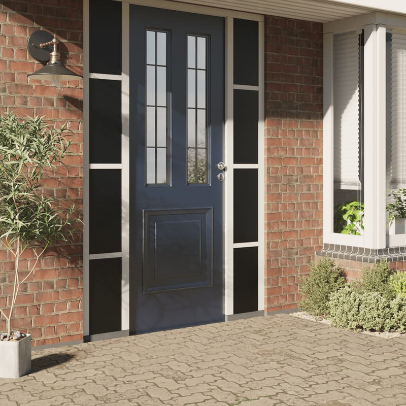 Afbeelding laden in galerijviewer, VidaXL Raamfolies 3 st statisch mat PVC zwart
