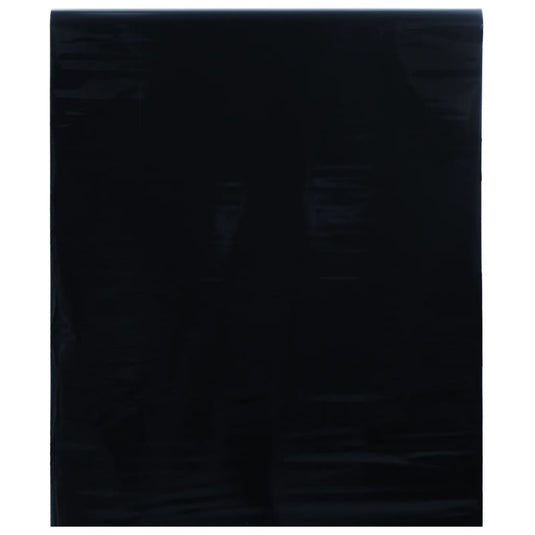 VidaXL Raamfolies 5 st statisch mat PVC zwart