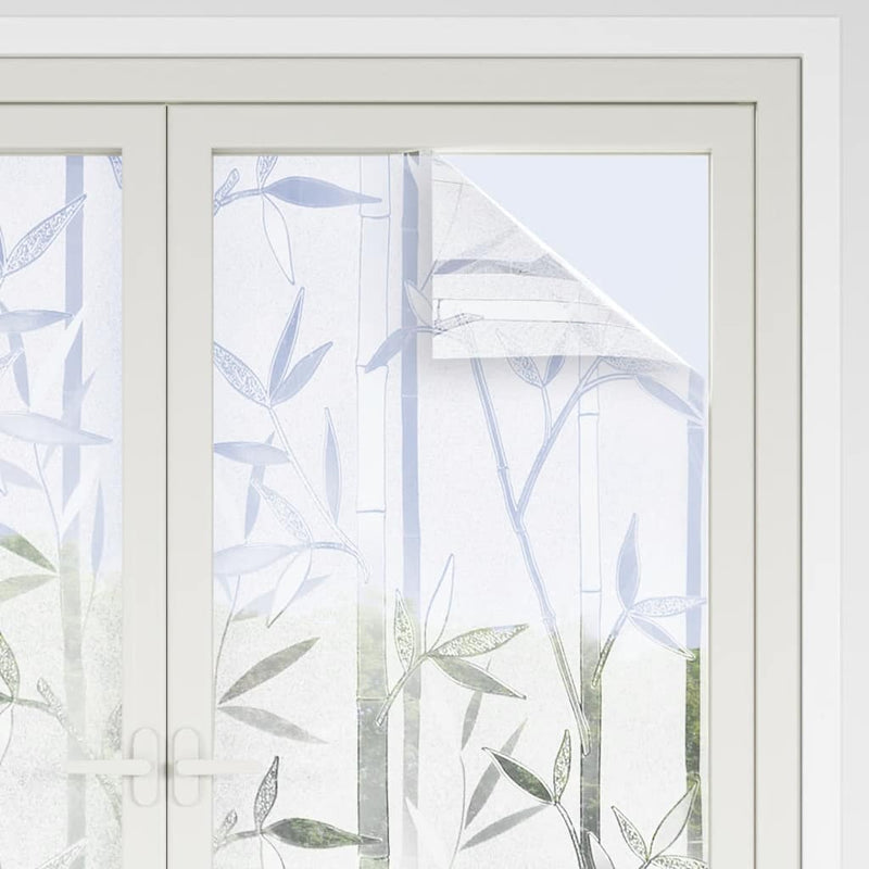 Afbeelding laden in galerijviewer, Vidaxl raamfolies 4 st mat bamboepatroon pvc
