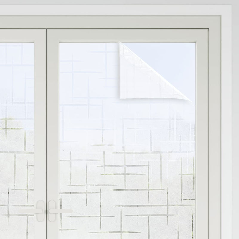 Afbeelding laden in galerijviewer, Vidaxl raamfolies 4 st mat sterrenpatroon pvc
