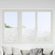 Vidaxl raamfolies 4 st mat sterrenpatroon pvc