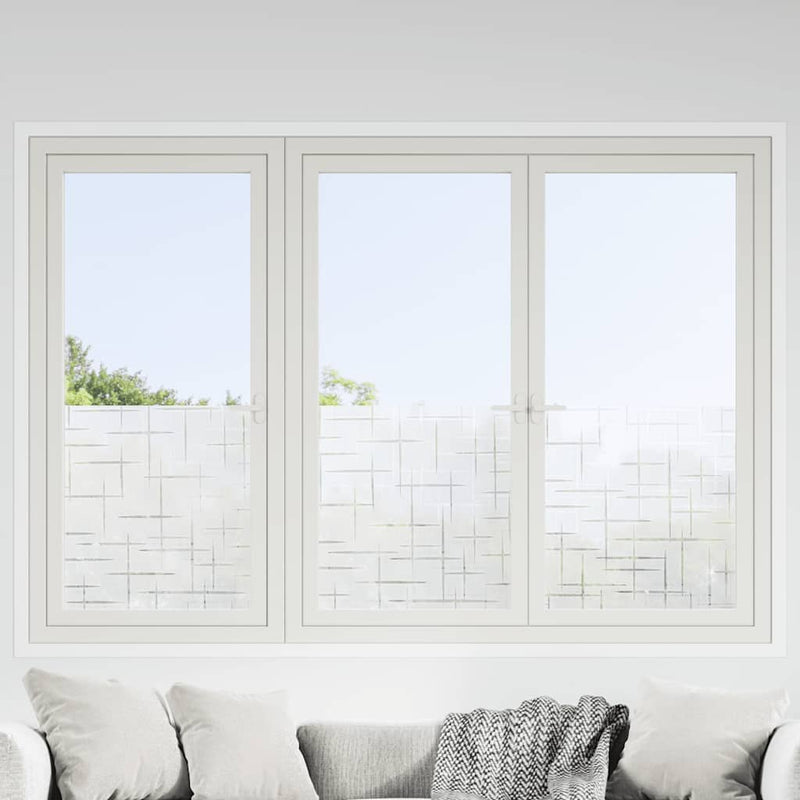 Afbeelding laden in galerijviewer, Vidaxl raamfolies 4 st mat sterrenpatroon pvc
